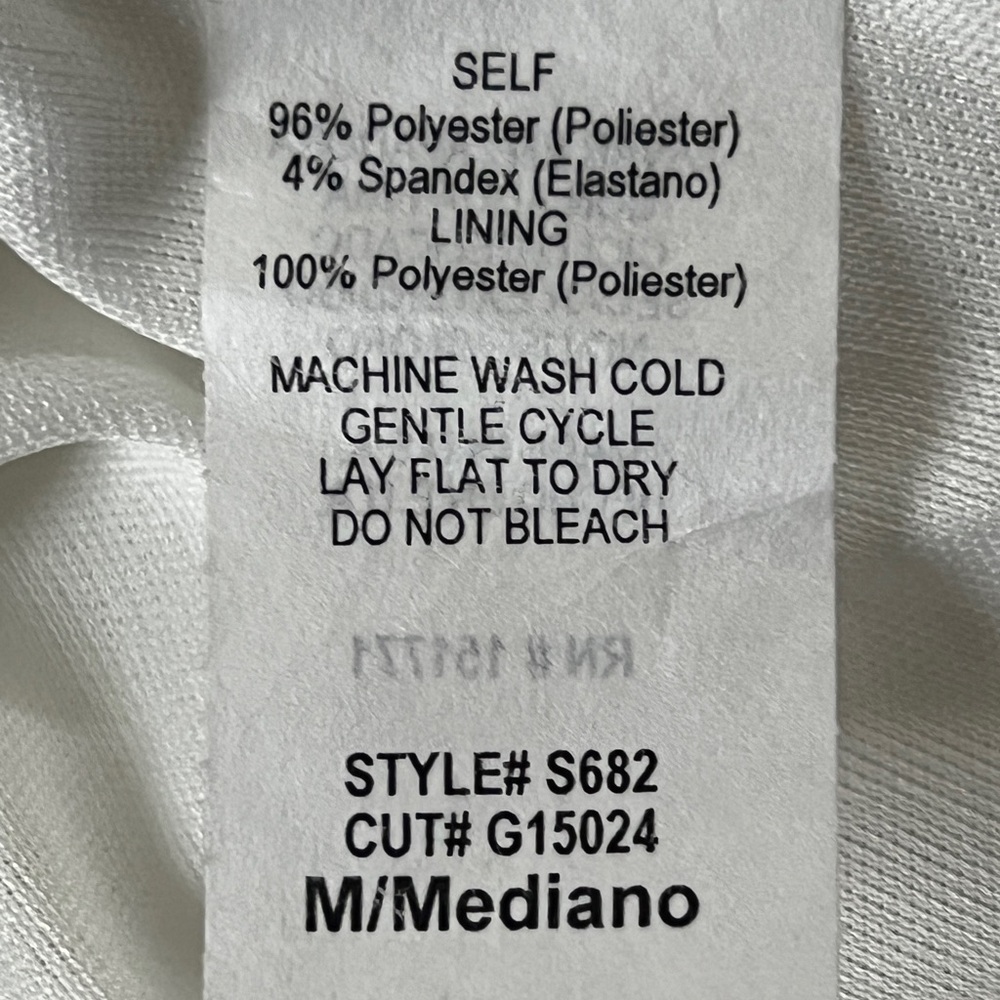Le Lis Black and White Patterned Skirt - Made in USA - Size Medium - Picture 7 of 7